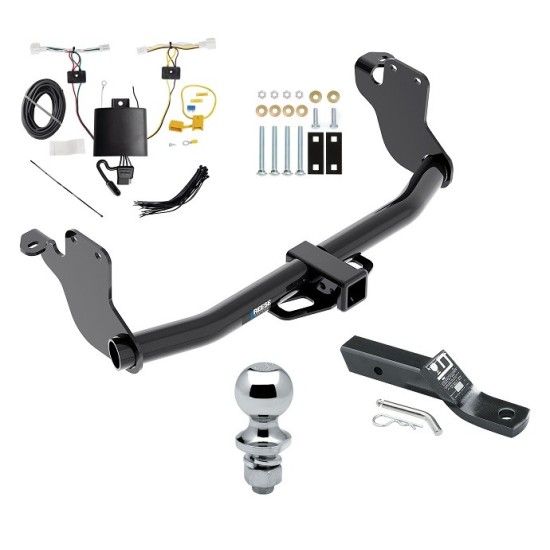 Custom Fit Trailer Hitch Wiring Harness (Plug & Play) 2" Drop Ball-Mount w/ Pin/Clip 1-7/8" Chrome Ball Installation Hardware Installation Instructions 84098 118844 23 63816 Reese Trailer Tow Hitch 20-23 Mitsubishi Outlander Sport Exc PHEV Reese Trailer Tow Hitch For 20-24 Mitsubishi Outlander Sport Exc PHEV 2" Receiver Complete Package w/ Wiring and 1-7/8" Ball