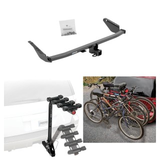 Custom Fit Trailer Hitch 4 Bike Carrier Installation Hardware Installation Instructions 84112 63124 Reese Trailer Hitch 4 Bike Rack 11-20 Toyota Sienna All Styles Approved Recreational Offroad Use Carrier Adult Woman or Child Bicycles Foldable 11 12 13 1 Trailer Hitch w/ 4 Bike Rack For 11-20 Toyota Sienna All Styles Approved for Recreational & Offroad Use Carrier for Adult Woman or Child Bicycles Foldable