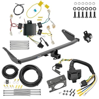 Custom Fit Trailer Hitch Wiring Harness (Plug & Play) Trailer Connector Adapter Brake Control Wiring Kit Circuit Breaker Installation Hardware Installation Instructions 84112 85343 20506 7012a 118498 Reese Trailer Hitch 7-Way RV Wiring 11-14 Toyota Si Trailer Hitch w/ 7-Way RV Wiring For 11-14 Toyota Sienna 15-20 Sienna SE Class 3 2" Receiver All Models Reese