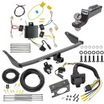 Custom Fit Trailer Hitch Wiring Harness (Plug & Play) 2" Drop Ball-Mount w/ Pin/Clip 2" Chrome Ball Trailer Connector Adapter Brake Control Wiring Kit Circuit Breaker Installation Hardware Installation Instructions 84112 85343 20506 7012a 11 Trailer Hitch Tow Package w/ 7-Way RV Wiring For 11-14 Toyota Sienna 15-20 Sienna SE w/ 2" Drop Mount 2" Ball Class 3 2" Receiver All Models Reese