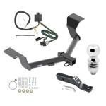 Reese Trailer Tow Hitch For 17-19 Honda CR-V 20-24 Except Hybrid w/ Wiring and 2" Ball Reese Trailer Tow Hitch For 17-19 Honda CR-V 20-24 Except Hybrid w/ Wiring and 2" Ball