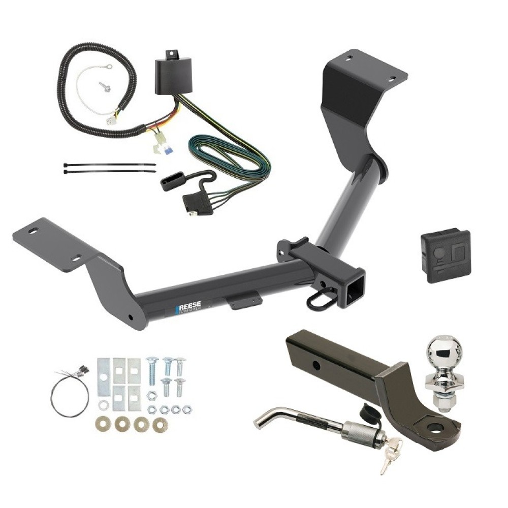 Reese Trailer Tow Hitch For 17-19 Honda CR-V 20-24 Except Hybrid Deluxe Package Wiring 2" Ball Mount and Lock Reese Trailer Tow Hitch For 17-19 Honda CR-V 20-24 Except Hybrid Deluxe Package Wiring 2" Ball Mount and Lock