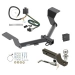 Reese Trailer Tow Hitch For 17-19 Honda CR-V 20-24 Except Hybrid Deluxe Package Wiring 2" Ball Mount and Lock Reese Trailer Tow Hitch For 17-19 Honda CR-V 20-24 Except Hybrid Deluxe Package Wiring 2" Ball Mount and Lock