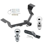 Reese Trailer Tow Hitch For 17-19 Honda CR-V 20-24 Except Hybrid Receiver w/ 1-7/8" and 2" Ball Reese Trailer Tow Hitch For 17-19 Honda CR-V 20-24 Except Hybrid Receiver w/ 1-7/8" and 2" Ball