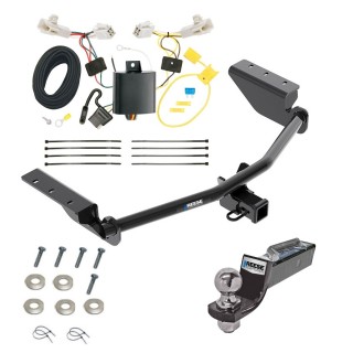 Custom Fit Trailer Hitch Wiring Harness (Plug & Play) 2" Drop Ball-Mount w/ Pin/Clip 2" Chrome Ball Installation Hardware Installation Instructions 84134 118578 21536 Reese Tow Package 13-18 Toyota RAV4 Trailer Hitch Wiring 2" Drop Moun Tow Package For 13-18 Toyota RAV4 Trailer Hitch w/ Wiring 2" Drop Mount 2" Ball 2" Receiver Reese