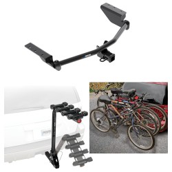 Trailer Hitch w/ 4 Bike Rack For 13-18 Toyota RAV4 All Styles Approved for Recreational & Offroad Use Carrier for Adult Woman or Child Bicycles Foldable Trailer Hitch w/ 4 Bike Rack For 13-18 Toyota RAV4 All Styles Approved for Recreational & Offroad Use Carrier for Adult Woman or Child Bicycles Foldable