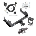 Custom Fit Trailer HitchTow Harness Wiring Package (7-Way) 2" Drop Ball-Mount w/ Pin/Clip 2" Chrome Ball 7-Way Mounting Bracket Installation Hardware Installation Instructions 84136 118283 20212 21536 Reese Trailer Hitch Tow Package 7-Way RV Wir Trailer Hitch Tow Package w/ 7-Way RV Wiring For 15-20 Ford F-150 Raptor w/ 2" Drop Mount 2" Ball Class 4 2" Receiver All Models Reese