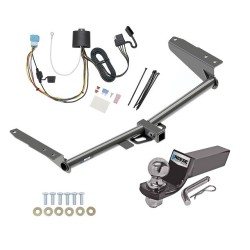Tow Package For 18-24 Honda Odyssey With Fuse Provisions Trailer Hitch w/ Wiring 2" Drop Mount 2" Ball 2" Receiver Reese