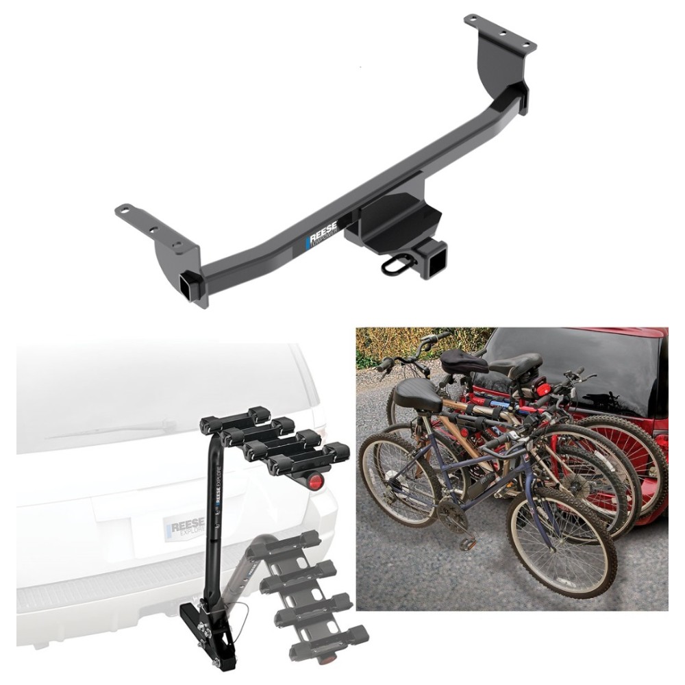 Trailer Hitch w/ 4 Bike Rack For 1722 Nissan Qashqai 1719