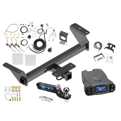 Class 4 7K Trailer Hitch Tow Package Prodigy P3 Brake Control For 16-23 Toyota Tacoma w/ 7-Way RV Wiring 2" Drop Mount 2" Ball 2" Receiver Reese Tekonsha