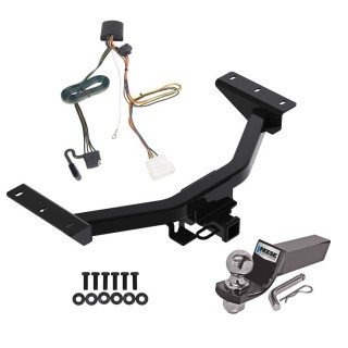 Custom Fit Trailer Hitch Wiring Harness (Plug & Play) 2" Drop Ball-Mount w/ Pin/Clip 2" Chrome Ball Installation Hardware Installation Instructions 84290 118809 21536 Reese Trailer Tow Hitch 19-23 Honda Passport Complete Package Wiring and Reese Trailer Tow Hitch For 19-24 Honda Passport Complete Package w/ Wiring and 2" Ball