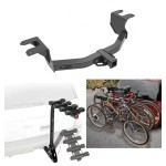 Trailer Hitch w/ 4 Bike Rack For 19-24 GMC Sierra 1500 Chevy Silverado 1500 Approved for Recreational & Offroad Use Carrier for Adult Woman or Child Bicycles Foldable Trailer Hitch w/ 4 Bike Rack For 19-24 GMC Sierra 1500 Chevy Silverado 1500 Approved for Recreational & Offroad Use Carrier for Adult Woman or Child Bicycles Foldable
