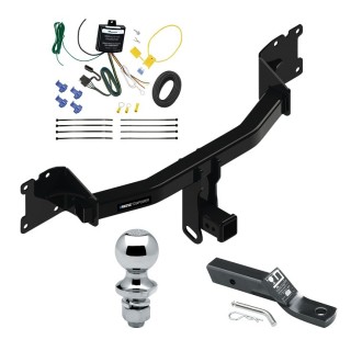 Custom Fit Trailer Hitch Wiring Harness (Requires Splicing) 2" Drop Ball-Mount w/ Pin/Clip 1-7/8" Chrome Ball Installation Hardware Installation Instructions 84338 119148 23 63816 Reese Trailer Tow Hitch 20-23 Porsche Cayenne 2" Receiver Co Reese Trailer Tow Hitch For 20-24 Porsche Cayenne 2" Receiver Complete Package w/ Wiring and 1-7/8" Ball