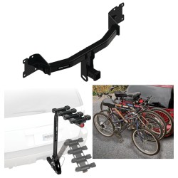 Trailer Hitch w/ 4 Bike Rack For 20-24 Porsche Cayenne Coupe Approved for Recreational & Offroad Use Carrier for Adult Woman or Child Bicycles Foldable Trailer Hitch w/ 4 Bike Rack For 20-24 Porsche Cayenne Coupe Approved for Recreational & Offroad Use Carrier for Adult Woman or Child Bicycles Foldable