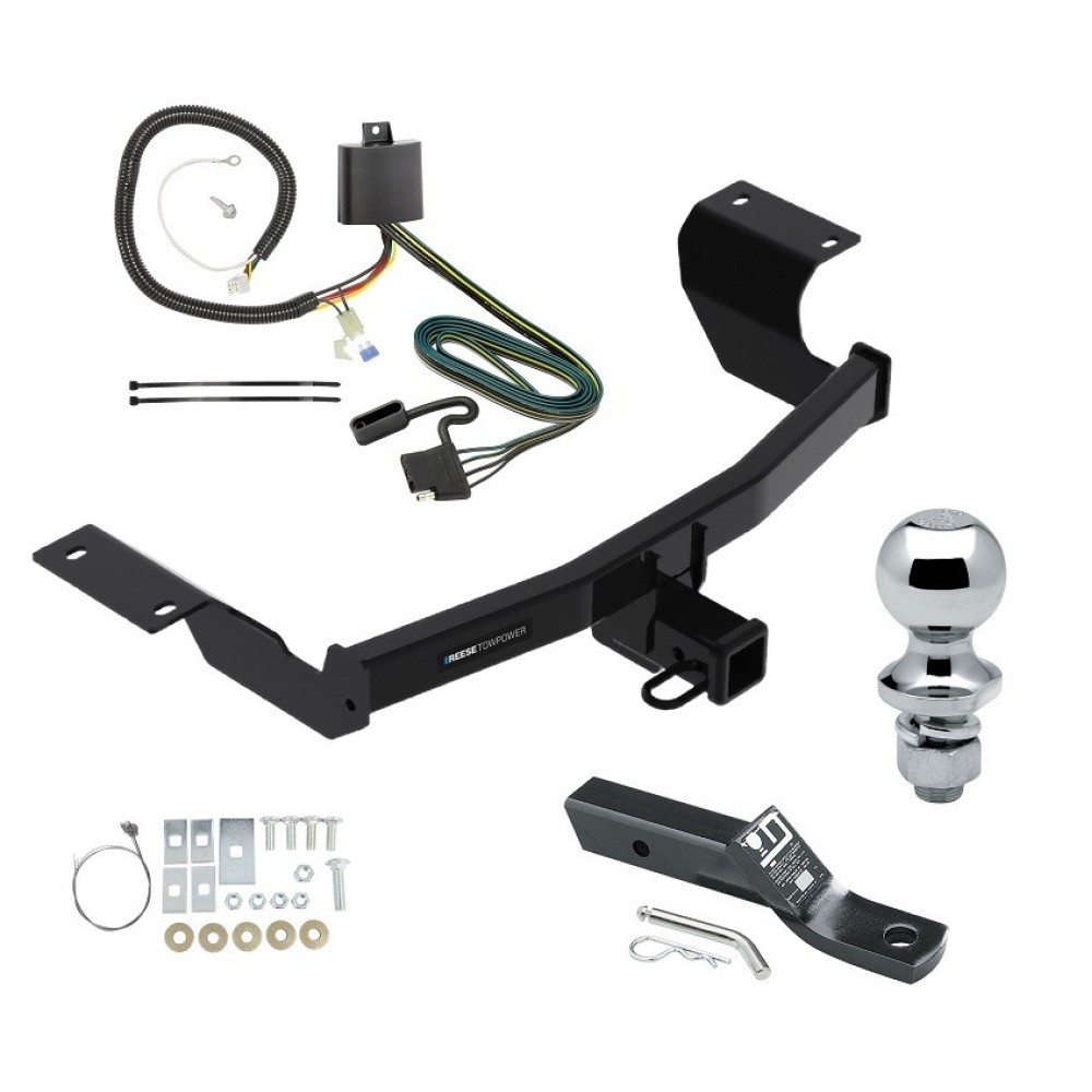 Custom Fit Trailer Hitch Wiring Harness (Plug & Play) 2" Drop Ball-Mount w/ Pin/Clip 1-7/8" Chrome Ball Installation Hardware Installation Instructions 84342 118741 23 63816 Reese Trailer Tow Hitch 17-23 Honda CR-V Complete Package Wiring a Reese Trailer Tow Hitch For 17-25 Honda CR-V Complete Package w/ Wiring and 1-7/8" Ball