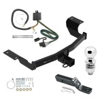 Custom Fit Trailer Hitch Wiring Harness (Plug & Play) 2" Drop Ball-Mount w/ Pin/Clip 2" Chrome Ball Installation Hardware Installation Instructions 84342 118741 23 63845 Reese Trailer Tow Hitch 17-23 Honda CR-V Complete Package Wiring and 2 Reese Trailer Tow Hitch For 17-25 Honda CR-V Complete Package w/ Wiring and 2" Ball