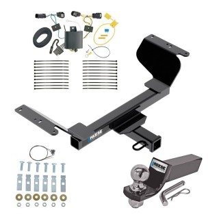 Custom Fit Trailer Hitch Wiring Harness (Plug & Play) 2" Drop Ball-Mount w/ Pin/Clip 2" Chrome Ball Installation Hardware Installation Instructions 84419 118759 21536 Reese Trailer Tow Hitch 18-22 Chevrolet Equinox Premier Except Models w/1 Reese Trailer Tow Hitch For 18-22 Chevrolet Equinox Premier Except Models w/1.6L Diesel Complete Package w/ Wiring and 2" Ball