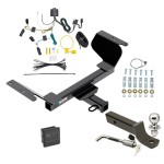 Custom Fit Trailer Hitch Wiring Harness (Plug & Play) 2" Drop Ball-Mount w/ Locking Pin/Clip 2" Chrome Ball Rubber Hitch Plug Cover Installation Hardware Installation Instructions 84419 118764 7005111 7010 Reese Trailer Tow Hitch 18-23 GMC Reese Trailer Tow Hitch For 18-24 GMC Terrain Except Diesel without Tow Prep Package Deluxe Package Wiring 2" Ball Mount and Lock