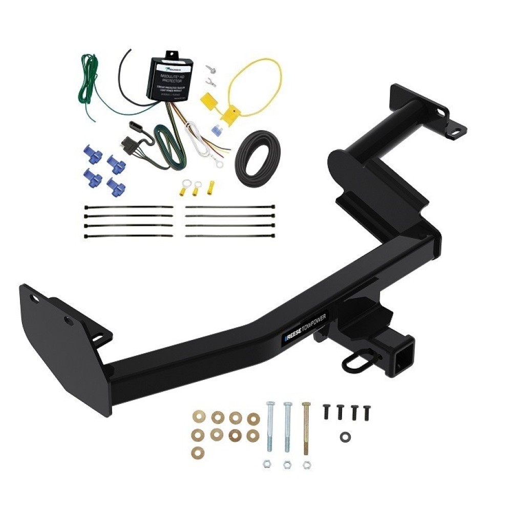 Custom Fit Trailer Hitch Wiring Harness (Requires Splicing) Installation Hardware Installation Instructions 84420 119148 Reese Trailer Tow Hitch 2023 Hyundai Palisade KIA Telluride Wiring Kit Class 3 2" Receiver Reese Trailer Tow Hitch For 23-24 Hyundai Palisade KIA Telluride w/ Wiring Kit Class 3 2" Receiver