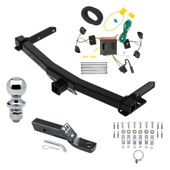 Custom Fit Trailer Hitch Wiring Harness (Plug & Play) 2" Drop Ball-Mount w/ Pin/Clip 1-7/8" Chrome Ball Installation Hardware Installation Instructions 84432 118552 23 63816 Reese Trailer Tow Hitch 11-13 Dodge Durango All Styles Complete Pa Reese Trailer Tow Hitch For 11-13 Dodge Durango All Styles Complete Package w/ Wiring and 1-7/8" Ball