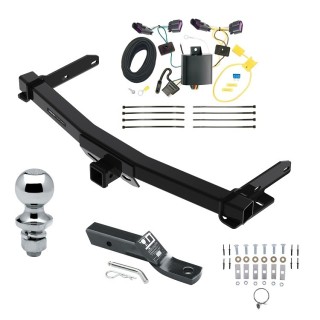Custom Fit Trailer Hitch Wiring Harness (Plug & Play) 2" Drop Ball-Mount w/ Pin/Clip 1-7/8" Chrome Ball Installation Hardware Installation Instructions 84432 118617 23 63816 Reese Trailer Tow Hitch 14-23 Dodge Durango All Styles Complete Pa Reese Trailer Tow Hitch For 14-23 Dodge Durango All Styles Complete Package w/ Wiring and 1-7/8" Ball