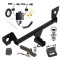 Ultimate Tow Package For 20-24 Buick Encore GX Trailer Hitch w/ Wiring 2" Drop Mount Dual 2" and 1-7/8" Ball Lock Bracket Cover 2" Receiver Reese