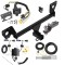 Custom Fit Trailer Hitch Wiring Harness (Plug & Play) 2" Drop Ball-Mount w/ Pin/Clip 2" Chrome Ball Trailer Connector Adapter Brake Control Wiring Kit Circuit Breaker Installation Hardware Installation Instructions 84434 85343 20506 7012a 11 Trailer Hitch Tow Package w/ 7-Way RV Wiring For 21-25 Chevrolet Trailblazer Except w/LED Taillights w/ 2" Drop Mount 2" Ball Class 3 2" Receiver Reese