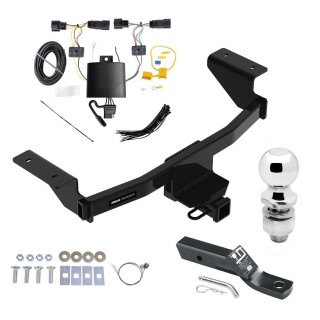 Custom Fit Trailer Hitch Wiring Harness (Plug & Play) 2" Drop Ball-Mount w/ Pin/Clip 2" Chrome Ball Installation Hardware Installation Instructions 84460 118840 23 63845 Reese Trailer Hitch Wiring 21-23 Mustang Mach-E Complete Package Wirin Reese Trailer Hitch w/ Wiring For 21-23 Ford Mustang Mach-E Complete Package w/ Wiring and 2" Ball