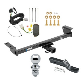 Custom Fit Trailer Hitch Wiring Harness (Plug & Play) 2" Drop Ball-Mount w/ Pin/Clip 1-7/8" Chrome Ball Installation Hardware Installation Instructions 84540 118255 23 63816 Reese Trailer Tow Hitch 16-22 Lexus RX350 16-21 RX450h 2" Rec Reese Trailer Tow Hitch For 16-22 Lexus RX350 16-21 RX450h 2" Receiver Complete Package w/ Wiring and 1-7/8" Ball