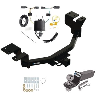 Custom Fit Trailer Hitch Wiring Harness (Plug & Play) 2" Drop Ball-Mount w/ Pin/Clip 2" Chrome Ball Installation Hardware Installation Instructions 84557 118866 21536 Reese Trailer Tow Hitch 22-23 Maverick Complete Package Wiring and 2" Reese Trailer Tow Hitch For 22-23 Ford Maverick Complete Package w/ Wiring and 2" Ball