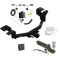 Custom Fit Trailer Hitch Wiring Harness (Plug & Play) 2" Drop Ball-Mount w/ Locking Pin/Clip 2" Chrome Ball Rubber Hitch Plug Cover Installation Hardware Installation Instructions 84557 118866 7005111 7010 Reese Trailer Tow Hitch 22-23 Maver Reese Trailer Tow Hitch For 22-23 Ford Maverick Deluxe Package Wiring 2" Ball Mount and Lock