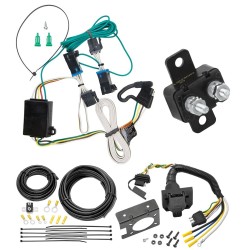 Trailer Hitch 7 Way RV Wiring Kit For 00-02 Chevy Express GMC Savana 1500 2500 3500 Plug Prong Pin Brake Control Ready