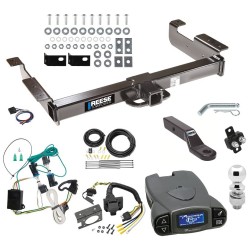 Class 5 10K Trailer Hitch Tow Package Prodigy P3 Brake Control For 00-02 Chevrolet Express GMC Savana 1500 2500 3500 w/ 7-Way RV Wiring 2-5/16" Ball 2" Drop Mount 2" Receiver Reese Tekonsha Class 5 10K Trailer Hitch Tow Package Prodigy P3 Brake Control For 00-02 Chevrolet Express GMC Savana 1500 2500 3500 w/ 7-Way RV Wiring 2-5/16" Ball 2" Drop Mount 2" Receiver Reese Tekonsha