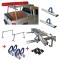 7070900 Reese Truck Bed Ladder Rack Cross Bars 800lb + Protective Glides + Load Stops Fits all pick up trucks long & short beds no drilling Reese Truck Bed Ladder Rack Cross Bars 800lb + Protective Glides + Load Stops Fits all pick up trucks long & short beds no drilling