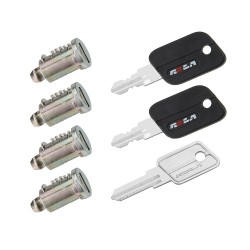 Rola Roof Rack Cross Bars Lock Cores Keyed Alike Quantity 4 Rola Roof Rack Cross Bars Lock Cores Keyed Alike Quantity 4