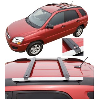 59808 Rola Roof Rack 05-10 KIA Sportage with Factory Rails Roof Rack Cross Bars Easy Mount Roof Top 05 06 07 08 09 10 2005 2006 2007 2008 2009 2010 Rola Roof Rack fits 05-10 KIA Sportage with Factory Rails Roof Rack Cross Bars Rola Easy Mount Roof Top