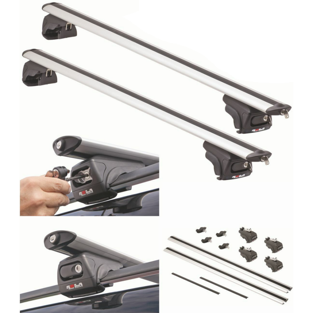 Aluminum Cross BarsLocking End Caps Installation Instructions 59899 Rola Removable Roof Rack Cross Bars Cargo Kayak Luggage Etc. Complete Kit Lockable 5yr Warranty 92 93 94 95 96 97 98 99 00 01 02 03 04 05 06 07 08 09 10 11 12 13 14 15 16 17 1992 1993 199 Rola Removable Roof Rack Cross Bars For Cargo Kayak Luggage Etc. Complete Kit Lockable 5yr Warranty