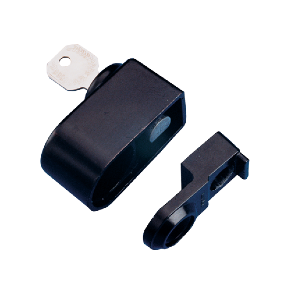STL 0603 Fulton Trailer Spare Tire Carrier Lock Fulton Spare Tire Lock Fits Over Wheel Studs up to 9/16" diameter Features Removable Plug