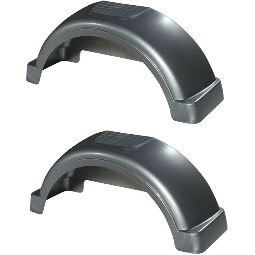 FULTON SINGLE AXLE TRAILER FENDERS 13" WHEELS TIRES SKIRT BOAT TWO SET OF 2 