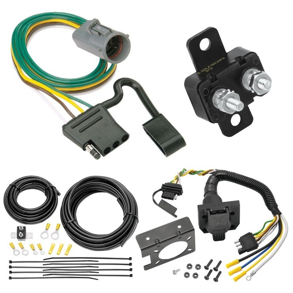 Trailer Hitch 7 Way RV Wiring Kit For 95-01 Ford Explorer ...