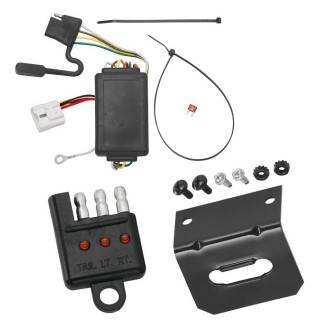Plug and Play T-One Wiring Harness Connector 4-Flat Mounting Bracket 4-Flat Car End Tester w/ LED Display 118248 118144 20114 Tekonsha Trailer Wiring and Bracket Light Tester 04-07 Toyota Highlander Plug Play 4-Flat Harness 04 05 06 07 2004 2005 2006 2007 Trailer Wiring and Bracket w/ Light Tester For 04-07 Toyota Highlander Plug & Play 4-Flat Harness