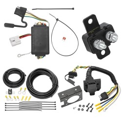 Trailer Hitch 7 Way RV Wiring Kit For 04-07 Toyota Highlander Plug Prong Pin Brake Control Ready  Trailer Hitch 7 Way RV Wiring Kit For 04-07 Toyota Highlander Plug Prong Pin Brake Control Ready