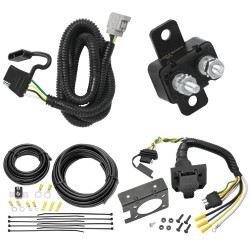 Trailer Hitch 7 Way RV Wiring Kit For 10-21 Lexus RX350 18-21 RX350L 10-21 RX450h w/Factory Tow Plug Prong Pin Brake Control Ready Trailer Hitch 7 Way RV Wiring Kit For 10-21 Lexus RX350 18-21 RX350L 10-21 RX450h w/Factory Tow Plug Prong Pin Brake Control Ready