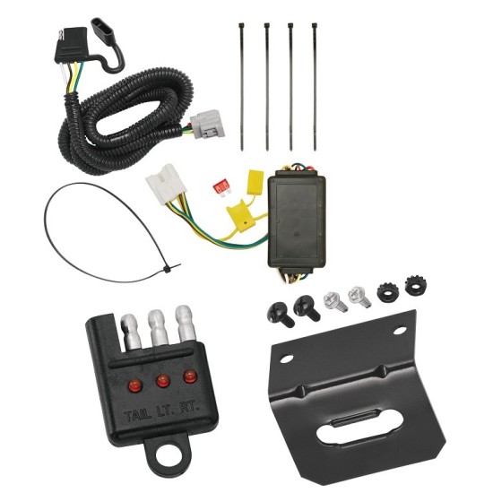 Plug and Play T-One Wiring Harness Connector 4-Flat Mounting Bracket 4-Flat Car End Tester w/ LED Display 118255 118144 20114 Tekonsha Trailer Wiring and Bracket Light Tester 10-22 Lexus RX350 RX450h without Factory Tow Package Plug Play 4-Flat Harness 10 Trailer Wiring and Bracket w/ Light Tester For 10-22 Lexus RX350 RX450h without Factory Tow Package Plug & Play 4-Flat Harness