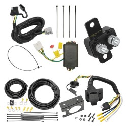 Trailer Hitch 7 Way RV Wiring Kit For 10-22 Lexus RX350 10-21 RX450h Hybrid 18-21 RX350L Plug Prong Pin Brake Control Ready Trailer Hitch 7 Way RV Wiring Kit For 10-22 Lexus RX350 10-21 RX450h Hybrid 18-21 RX350L Plug Prong Pin Brake Control Ready