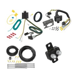 Trailer Hitch 7 Way RV Wiring Kit For 15-19 Lincoln MKC Plug Prong Pin Brake Control Ready Trailer Hitch 7 Way RV Wiring Kit For 15-19 Lincoln MKC Plug Prong Pin Brake Control Ready