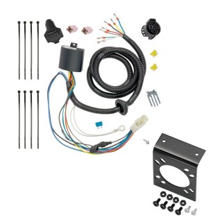 Tow Harness Wiring Package (7-Way) 7-Way Mounting Bracket 118286 20212 Tekonsha 7-Way RV Trailer Wiring Harness Mounting Bracket 16-22 Honda Pilot All Styles 16 17 18 19 20 21 22 2016 2017 2018 2019 2020 2021 2022 7-Way RV Trailer Wiring Harness w/ Mounting Bracket For 16-22 Honda Pilot All Styles