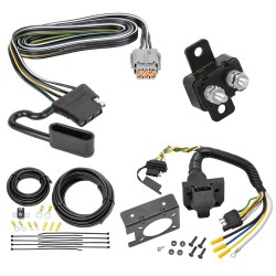Trailer Hitch 7 Way RV Wiring Kit For 22-24 Nissan Pathfinder Infiniti QX60 Plug Prong Pin Brake Control Ready Trailer Hitch 7 Way RV Wiring Kit For 22-24 Nissan Pathfinder Infiniti QX60 Plug Prong Pin Brake Control Ready