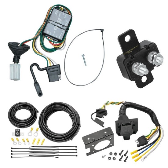 118339 85343 20506 7012A Tekonsha Trailer Hitch 7 Way RV Wiring Kit 92-02 Isuzu Trooper 96-99 Acura SLX Plug Prong Pin Brake Control Ready 92 93 94 95 96 97 98 99 00 01 02 1992 1993 1994 1995 1996 1997 1998 1999 2000 2001 2002 Trailer Hitch 7 Way RV Wiring Kit For 92-02 Isuzu Trooper 96-99 Acura SLX Plug Prong Pin Brake Control Ready