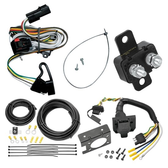 118376 85343 20506 7012A Tekonsha Trailer Hitch 7 Way RV Wiring Kit 01-03 Dodge Grand Caravan Chrysler Town Country Plug Prong Pin Brake Control Ready 01 02 03 2001 2002 2003 Trailer Hitch 7 Way RV Wiring Kit For 01-03 Dodge Grand Caravan Chrysler Town Country Plug Prong Pin Brake Control Ready
